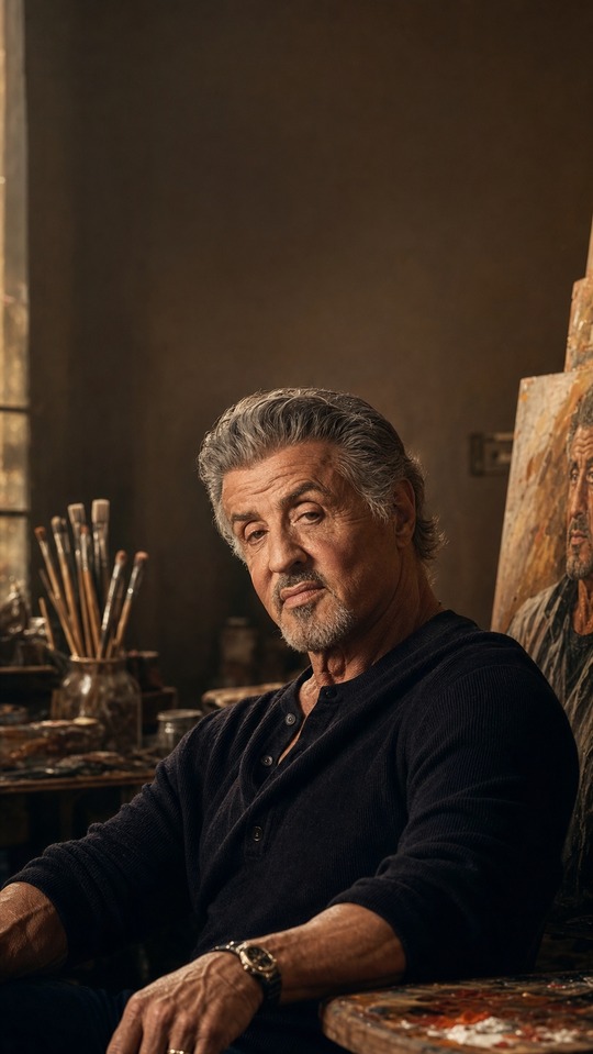 Sylvester Stallone Atelier d'Art - Fond d'écran 4K