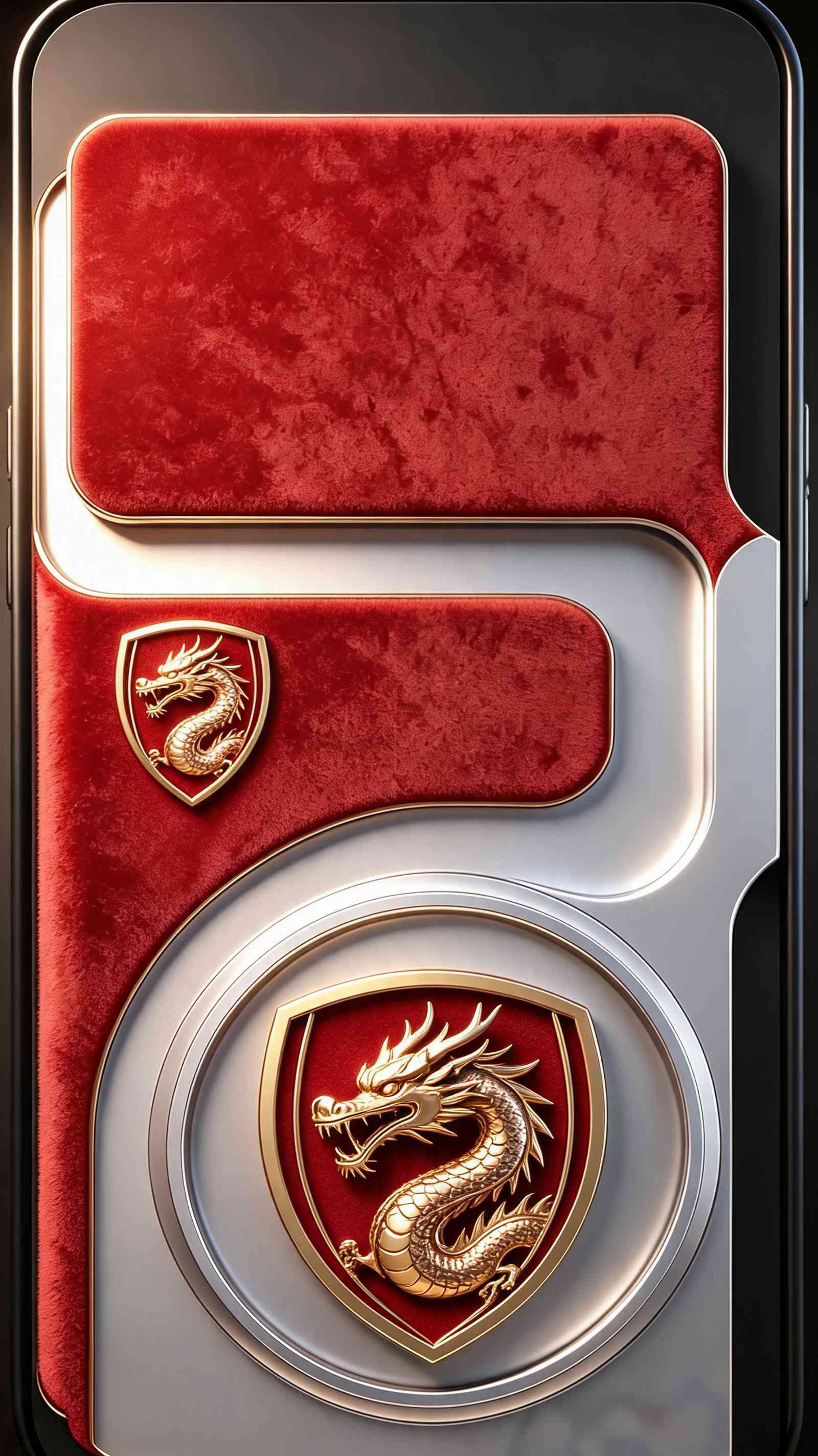 Golden Dragon Luxury Texture - 4K Lock Screen