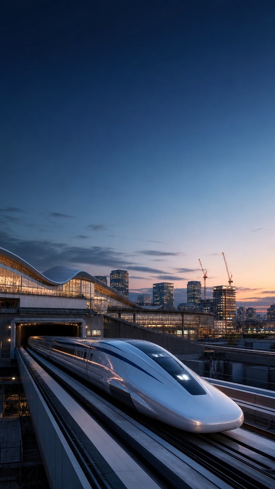 Linear Shinkansen Maglev - 4K High-Speed Train Wallpaper