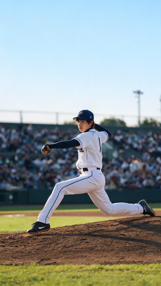 Ibaraki High School Baseball Action - 4K Wallpapers