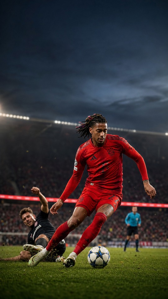Michael Olise Action Shot - 4K Phone Background