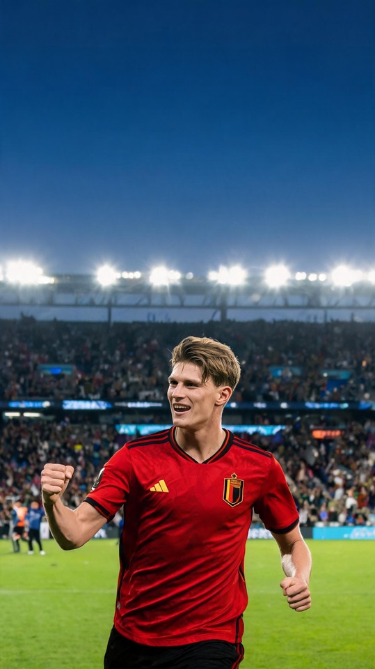 Charles De Ketelaere Belgium Football - 4K Wallpaper