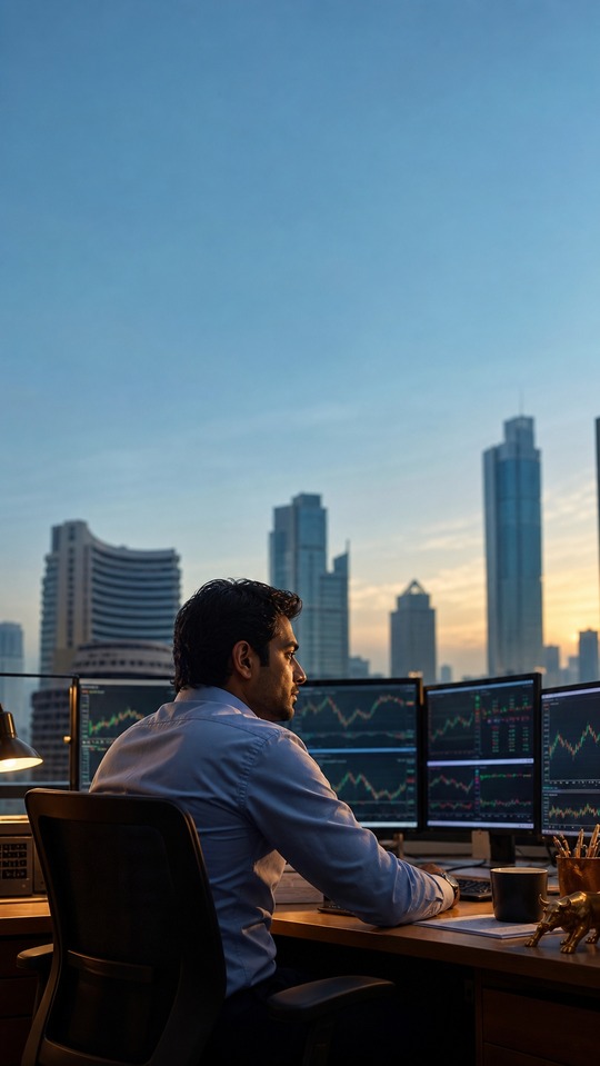Stock Market Today Cinematic Wallpaper - 4K Background