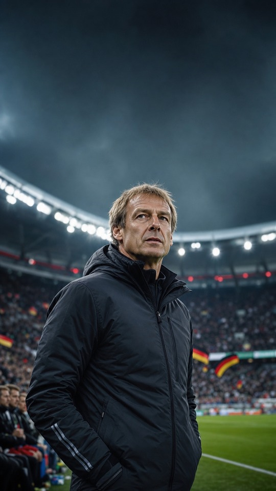 Jürgen Klinsmann Cinematic Stadium Background - 4K