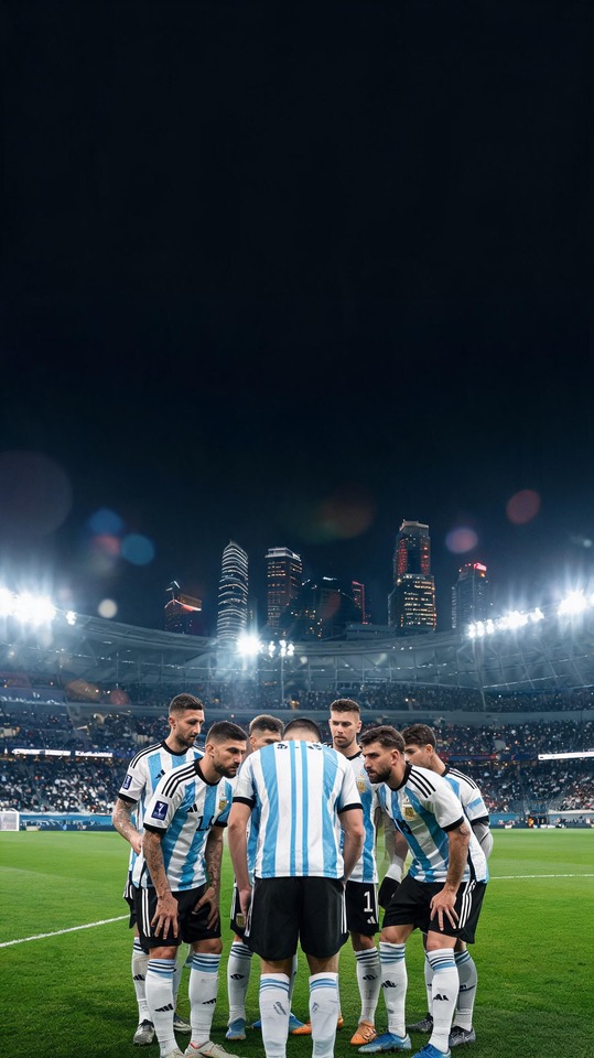 Argentinien Nationalmannschaft - 4K Hintergrund