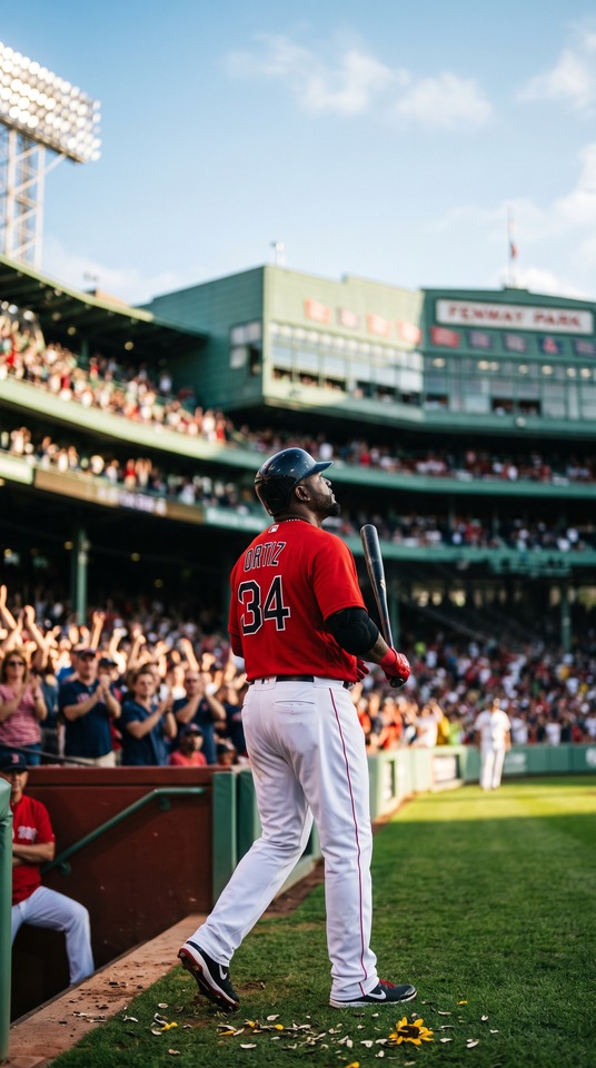 David Ortiz Red Sox Legend - 4K Phone Wallpaper