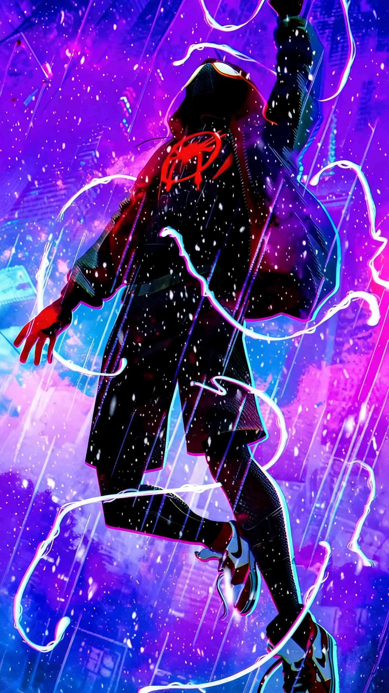 Spider-Man Miles Morales 4K Wallpaper for Mobile