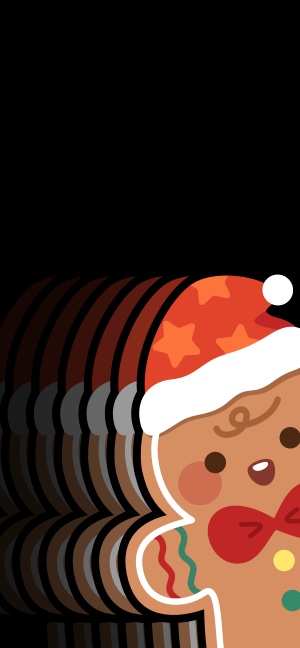 Lebkuchenmann Weihnachten - 4K Hintergrundbild