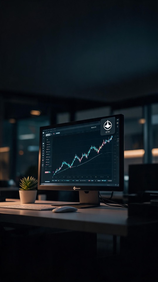 Ethereum ETH Clarity Act Trading - 4K Wallpaper