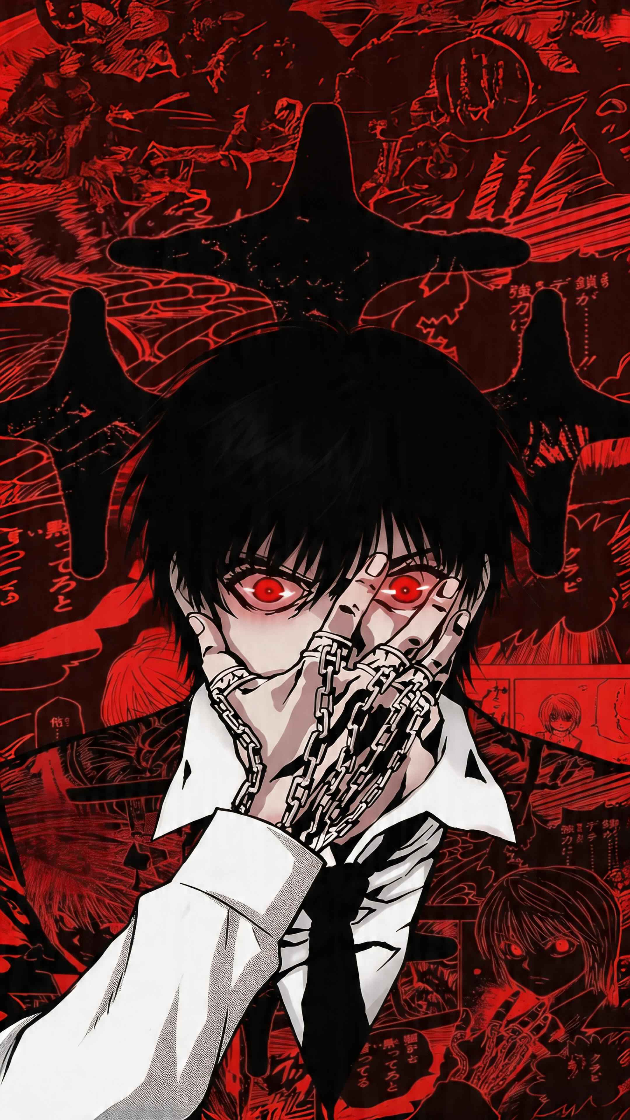 Kurapika Scarlet Eyes Manga - 4K Wallpaper
