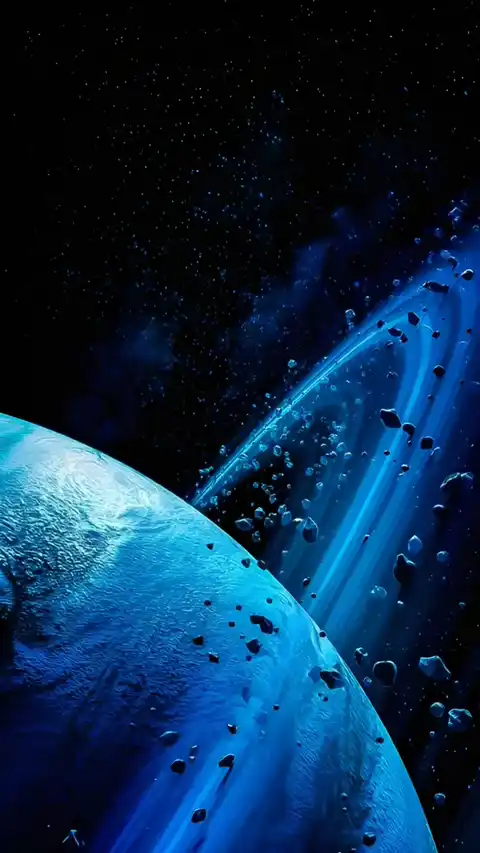 シネマティックな青い惑星 - 動く壁紙