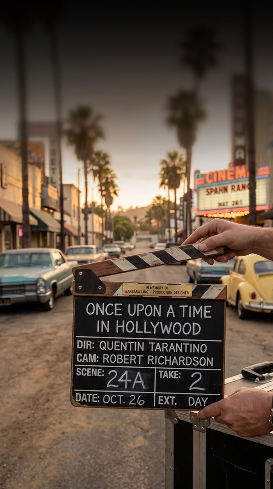 Once Upon a Time in Hollywood - 4K Movie Set Wallpaper