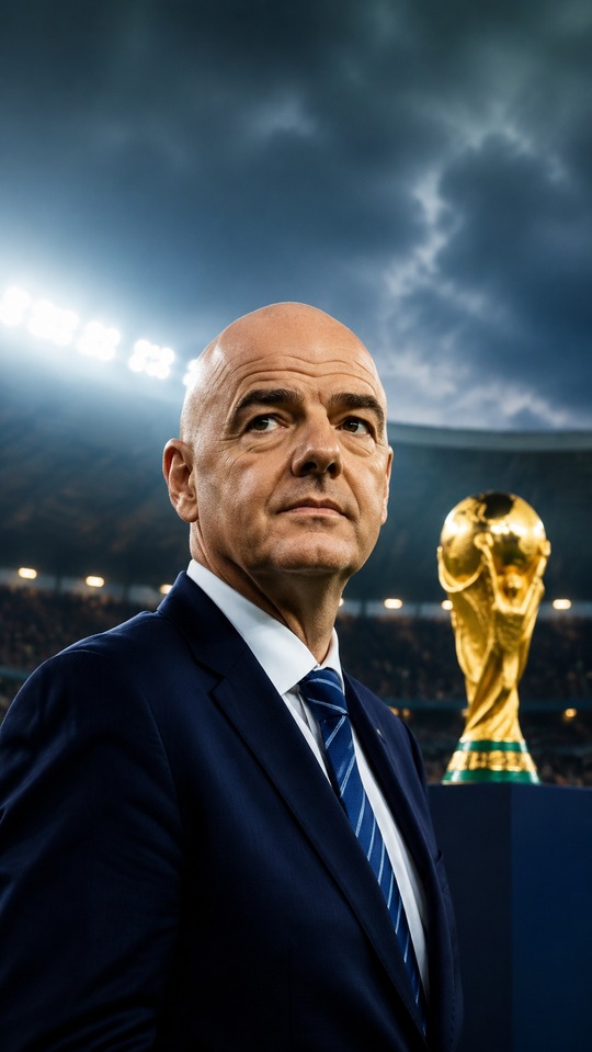 FIFA President Gianni Infantino Stadium - 4K Phone Background