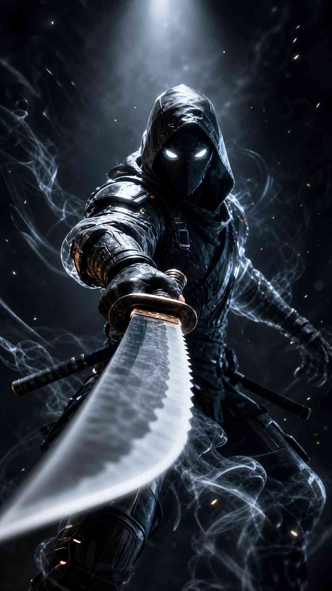 Assassin Ninja de l'Ombre - Fond d'Écran 4K
