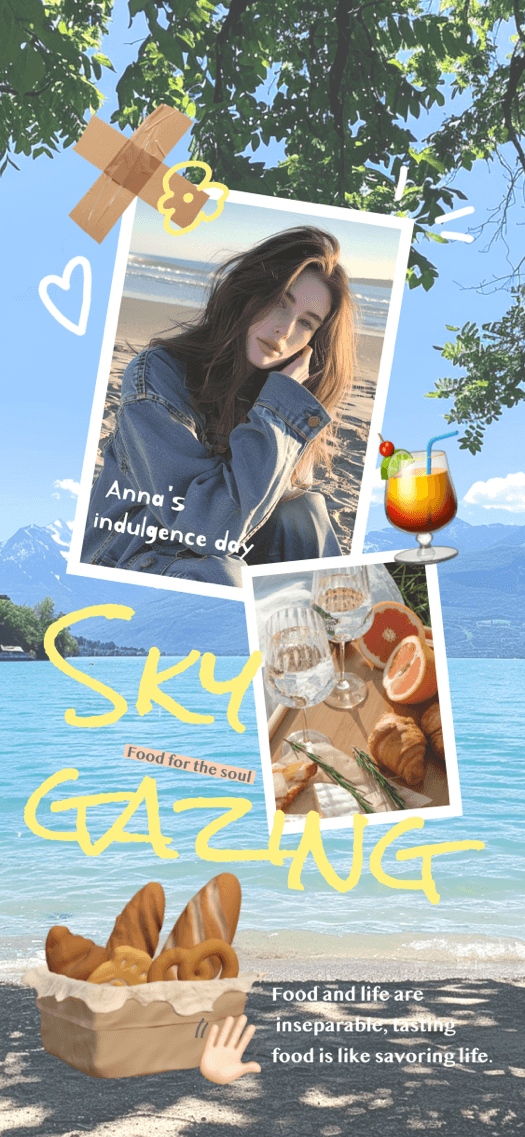 Summer Vacation Scrapbook - DIY Wallpaper Maker