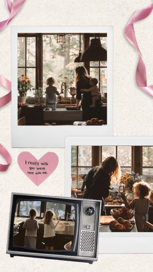 Retro Aesthetic Family - Collage Template