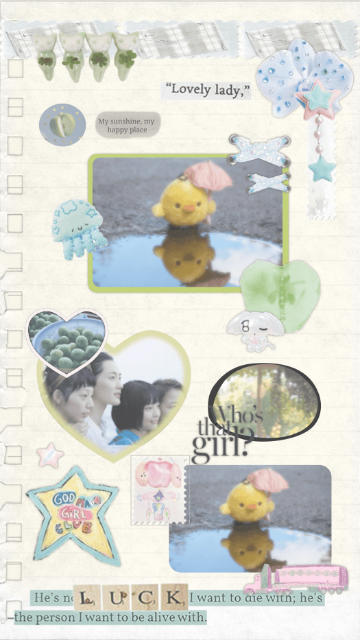 Aesthetic Y2K Scrapbook Freestyle Collage Template