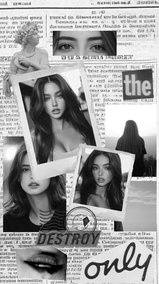 Estilo Periódico Grunge - Diseño de Fotos