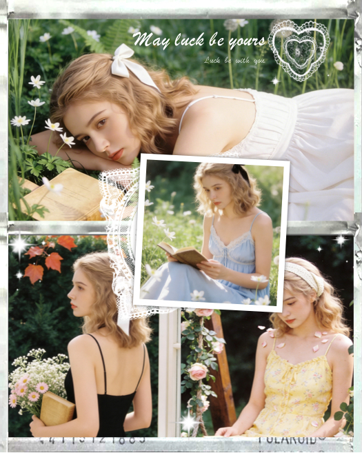 Vintage Cottagecore Aesthetic - Multi-Photo Grid