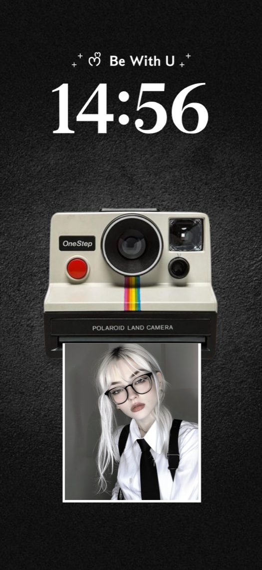 Retro Polaroid Kamera - DIY Personalisierte Vorlage