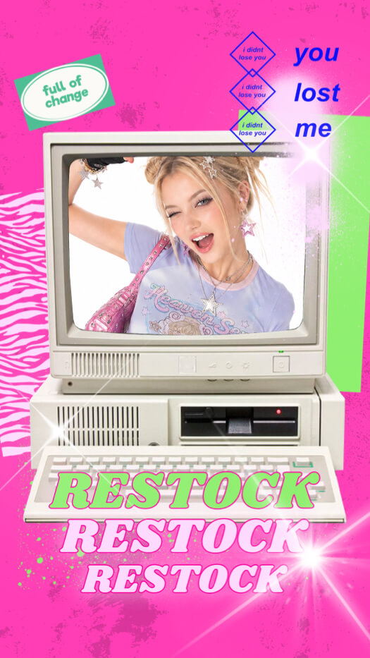 Y2K Retro Style - Photo Collage Template