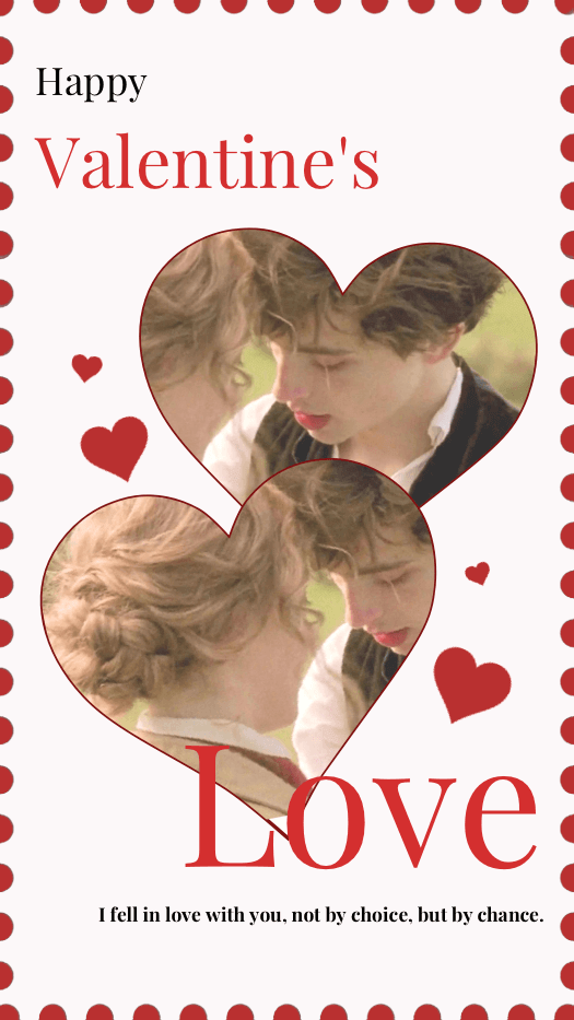 Romantic Valentine's - Heart Shape Collage