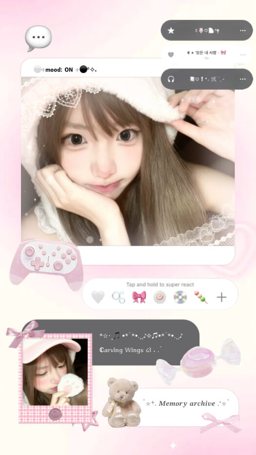Pink Y2K Aesthetic Gaming - Multi-photo Template