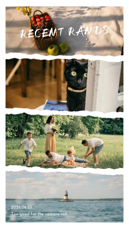 Aesthetic Scrapbook - Photo Dump Template