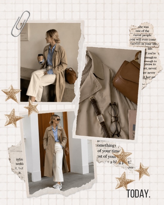 Neutral Scrapbook - Aesthetic Photo Layout