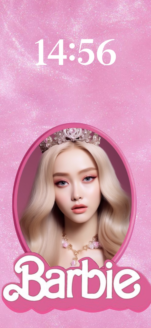 Barbie Princesa Rosa Brillante - Fondo de Pantalla Personalizado