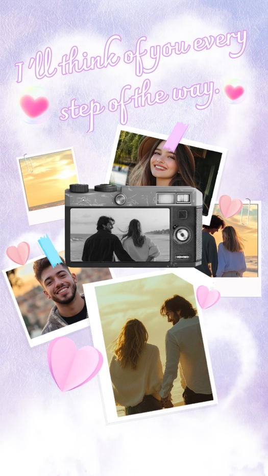 Aesthetic Love - Multi-Photo Collage