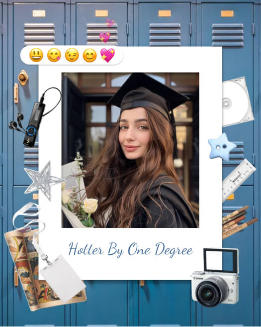Y2K School Locker Graduation Collage Template