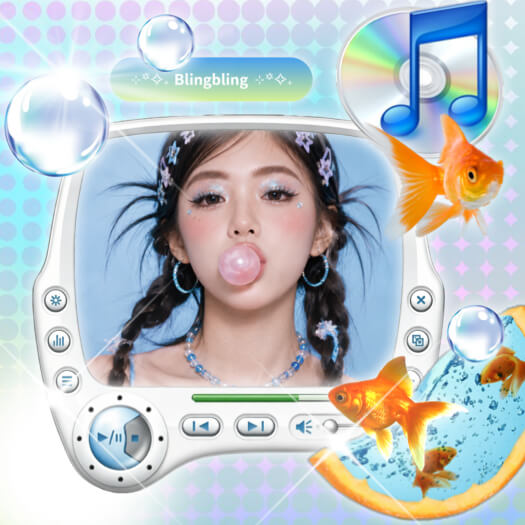 Y2K Aesthetic Retro Media Player Template