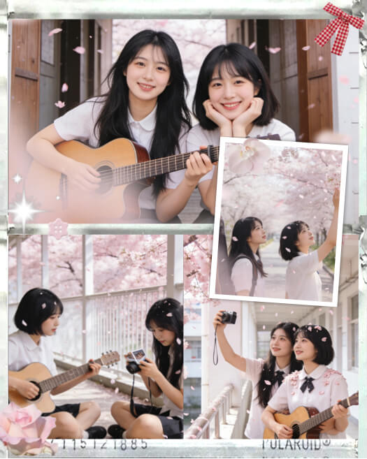 Spring Sakura Youth - Photo Scrapbook