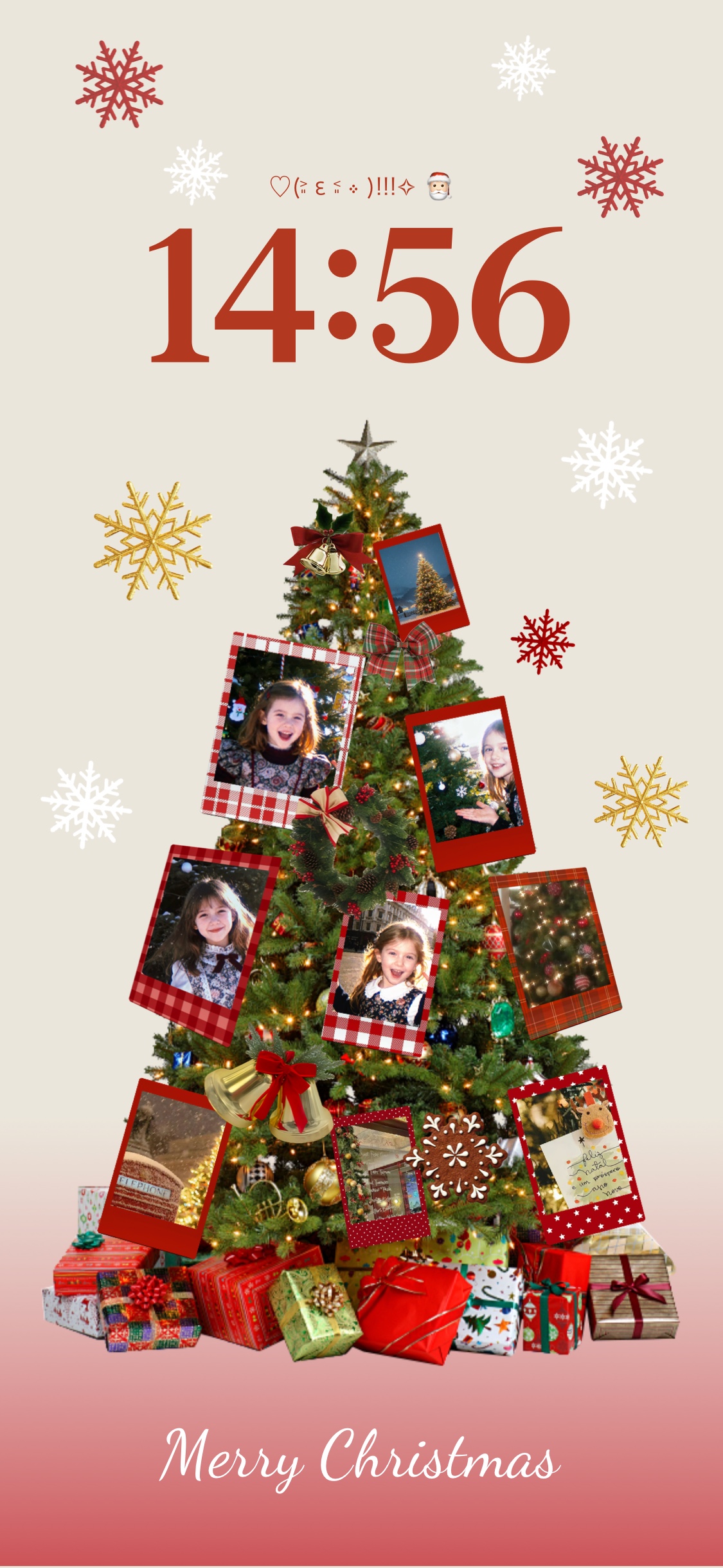 Sapin de Noël Photo - Modèle Fond d'Écran Personnalisé