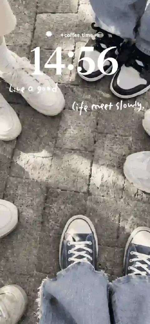 Aesthetic Friends Outing - Custom Live Wallpaper Template