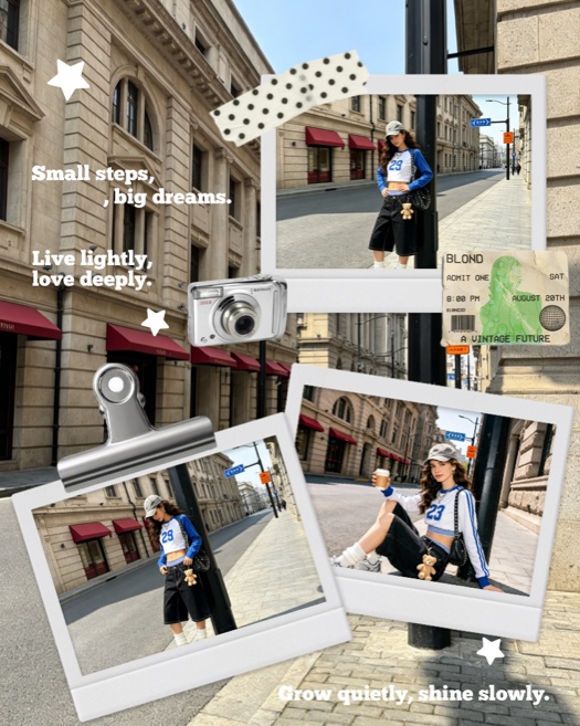 Scrapbook Vintage - Montage Photo