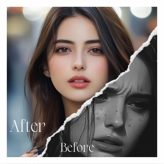 Transformación Estética - Collage Antes y Después