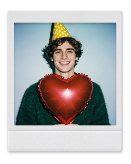 Retro Birthday - Polaroid Photo Frame
