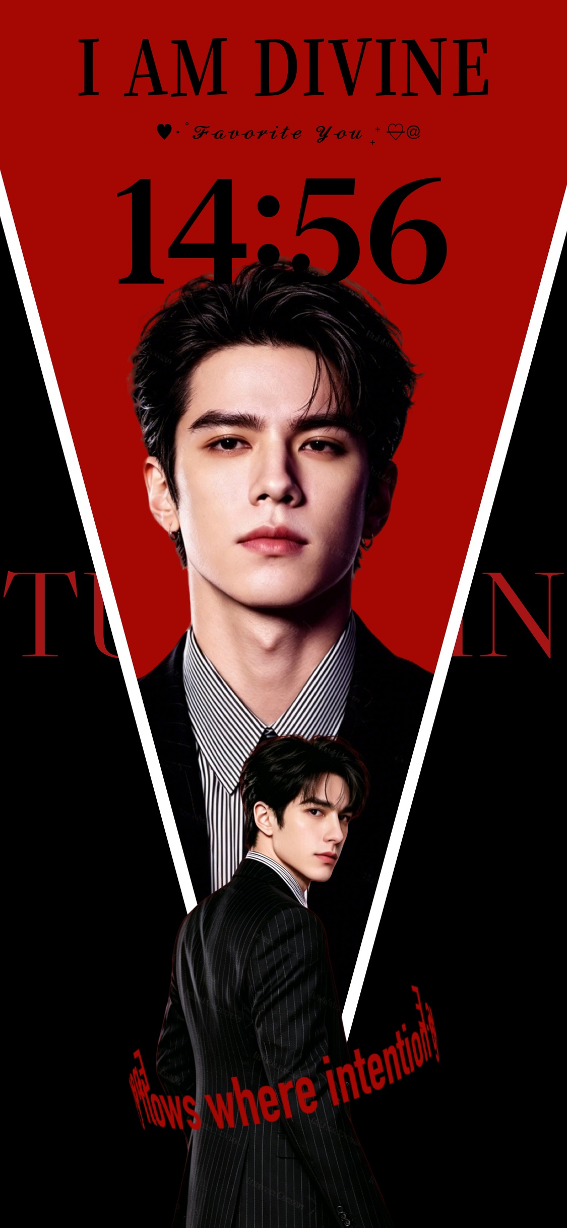 Custom Handsome Celebrity Magazine DIY Wallpaper Template