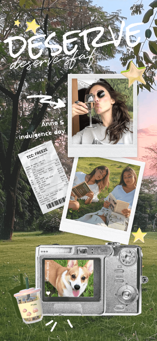 Aesthetic Lifestyle Scrapbook - DIY Customizable Wallpaper Template