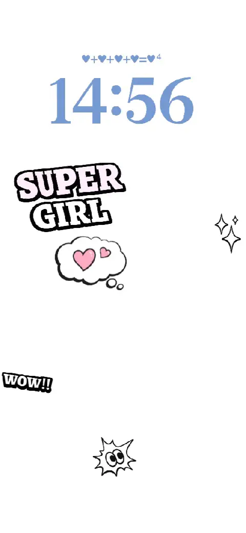 Super Girl Pop Art - Custom Live Template