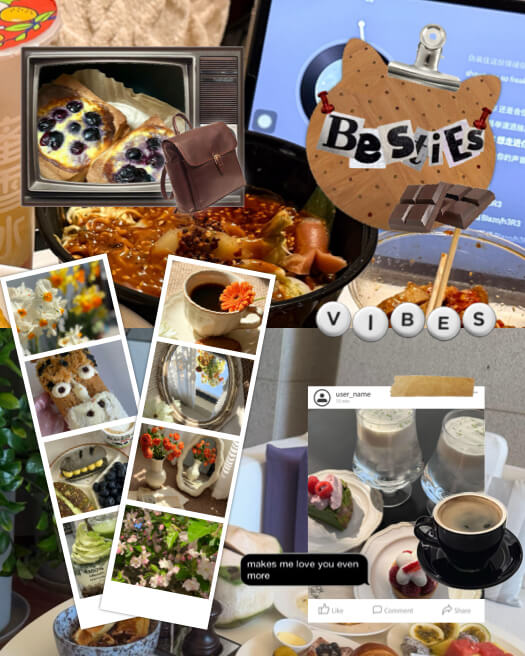 Y2K Aesthetic Besties Scrapbook Collage Template