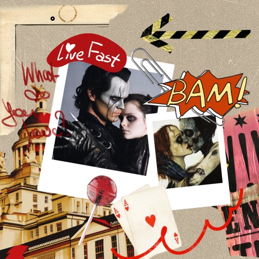 Grunge Punk Aesthetic - Scrapbook Photo Collage