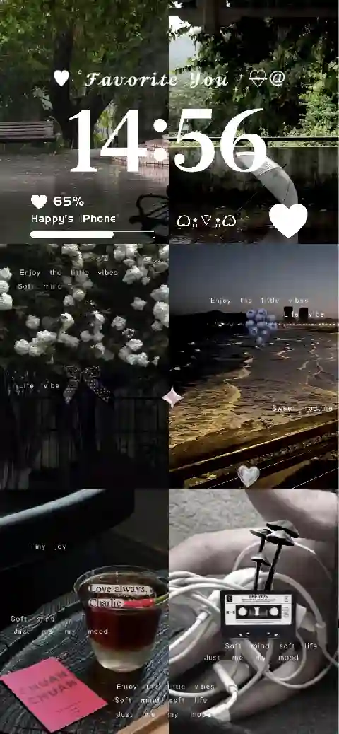 Soft Aesthetic Collage - Personalized Live Template