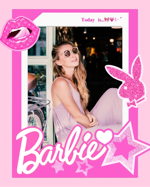 Y2K Barbie Aesthetic - Photo Frame