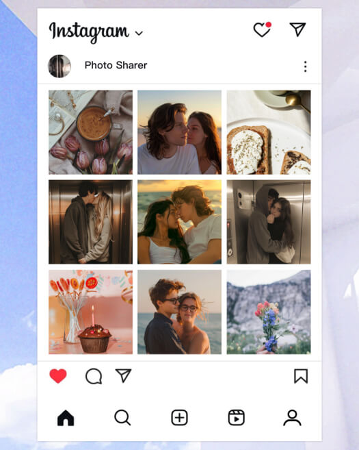 Moderner Lifestyle - Instagram Raster Vorlage