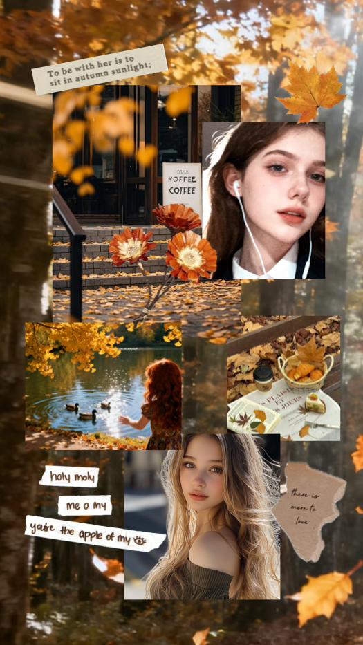 Cozy Autumn - Scrapbook Photo Template