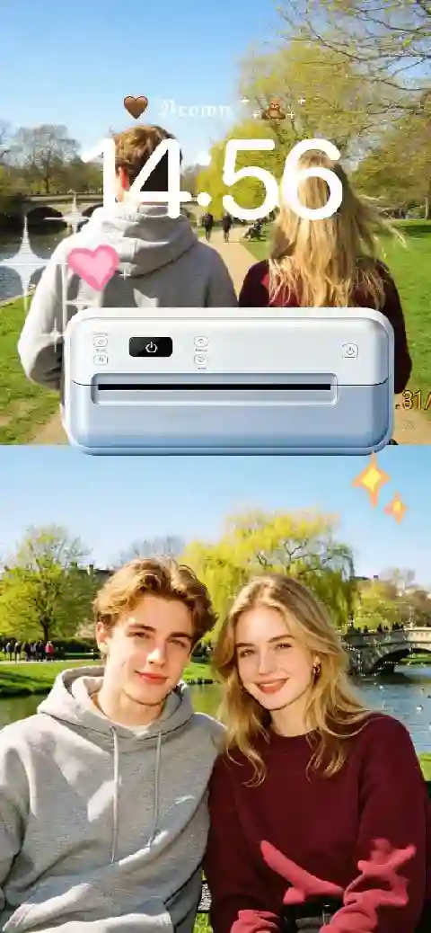 Spring Romantic Couple - Customizable DIY Template
