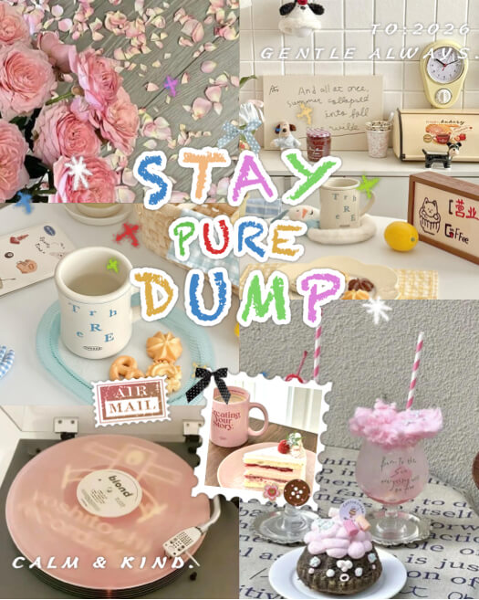 Stay Pure エモいスクラップブック - 写真組み合わせ